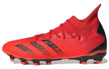 adidas Predator Freak.3 MG 减震防滑耐磨 足球鞋 男款 红黑色 / Футбольные кроссовки adidas Predator Freak.3 MG FY6303