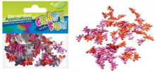 Craft with Fun Decorative ornament with dragonfly crystals 80pcs (327068)