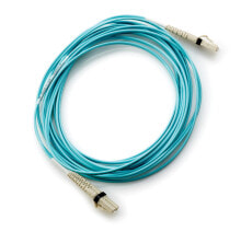 Кабели и разъемы для аудио- и видеотехники hewlett Packard Enterprise AJ834A волоконно-оптический кабель 1 m LC Синий