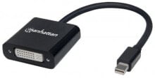 Manhattan 152549 кабельный разъем/переходник Mini DisplayPort DVI-I Черный