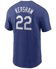 Nike men's Clayton Kershaw Los Angeles Dodgers Name and Number Player T-Shirt