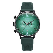 Мужские наручные часы с ремешком Мужские наручные часы с зеленым силиконовым ремешком Welder WWRC517 ( 45 mm)