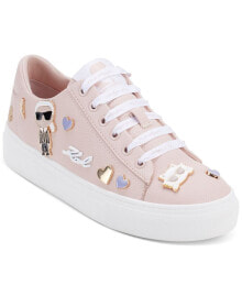 KARL LAGERFELD PARIS women's Cate Embellished Sneakers