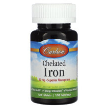 Carlson, Хелатированное железо, 250 таблеток