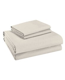 Purity Home solid 400 Thread Count Sateen King Sheet Set, 4 Pieces