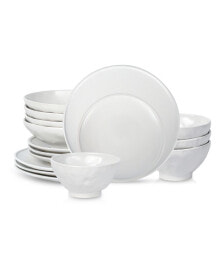 Купить посуда и приборы для сервировки стола Stone by Mercer Project: NENDO Stoneware 16 Pc. Dinnerware Set, Service for 4