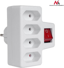 Умные удлинители и сетевые фильтры Maclean x4 current socket with switch MCE217 -MCE217
