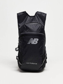 Мужские рюкзаки new Balance running backpack with logo in black