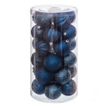 Ёлочные шарики Синий Пластик 6 x 6 x 6 cm (30 штук)