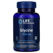 Amino Acids life Extension, Glycine, 1,000 mg, 100 Vegetarian Capsules