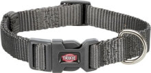 Ошейники для собак trixie Collar Premium graphite. L – XL: 40–65 cm / 25 mm