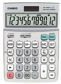 Школьные калькуляторы casio DF-120ECO калькулятор Настольный Дисплей