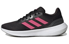 adidas Runfalcon 3 舒适 防滑耐磨透气 低帮 跑步鞋 女款 黑粉 / Обувь спортивная Adidas Runfalcon 3 HP7560 для бега