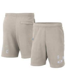 Men's Cream North Carolina Tar Heels Fleece Shorts