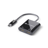 Sonero X-UA210 - USB-C - 2x USB-C - Black