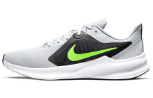 Nike Downshifter 10 运动 低帮 跑步鞋 男款 灰黑绿 / Кроссовки Nike Downshifter 10 CI9981-005