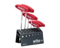 Wiha 00953 - T-handle hex key set - Metric - 7 pc(s) - T-handle without short arm - Plastic - Chromium-vanadium steel