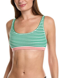 Купить женские футболки и топы THE UPSIDE: The Upside Tropez Bra Women's Green Xs