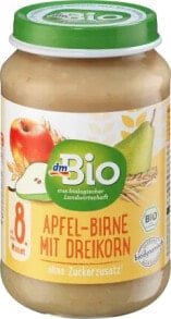 Frucht & Getreide Apfel-Birne mit Dreikorn ab dem 8. Monat, Demeter, 190 g