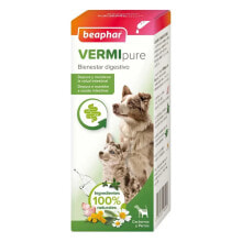 BEAPHAR VERMIpure 50ml natural liquid solution for dogs and puppies