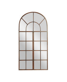 Rosemary Lane brown Traditional Metal Wall Mirror, 48 x 24