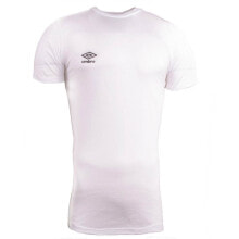 Мужские спортивные футболки Мужская спортивная футболка белая UMBRO Small Logo Short Sleeve T-Shirt