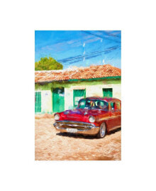 Trademark Global philippe Hugonnard Sunday Afternoon Vintage Red Canvas Art - 27