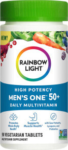 Витаминно-минеральные комплексы rainbow Light Men's One 50 Plus Daily Multivitamin Ежедневный мультивитаминный комплекс для мужчин 50+ лет 90 вегетарианских капсул