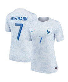Nike women's Antoine Griezmann White France National Team 2022/23 Away Breathe Stadium Replica Jersey