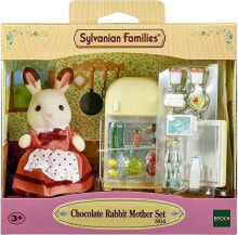 Детские игровые наборы и фигурки из дерева игровой набор Epoch Sylvanian Families Мама кролик и холодильник