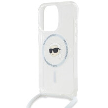 KARL LAGERFELD Klhmp15Lhckhnt iPhone 15 Pro 6.1 Crossbody Iml Karl Head phone case