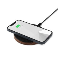 Woodcessories ECO606 - Indoor - USB - Wireless charging - Black - Walnut