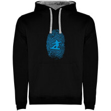 KRUSKIS Snowboarder Fingerprint Two-Colour Hoodie