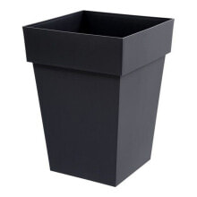 Plant pot EDA Tuscan Grey Dark grey polypropylene 39 x 39 x 53 cm