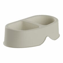 Dog Feeder Plastiken 20138 Beige Plastic 0,5 L Double