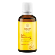 Средства для ухода за кожей малыша Увлажняющее масло для тела для малышей Weleda (50 ml)