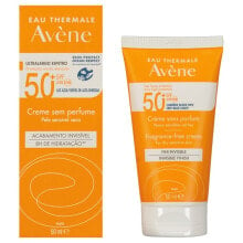 Средства для загара и защиты от солнца aVENE Sol Sin Perfume SPF50 50ml facial sunscreen