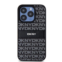 DKNY Dkhcp15Lprthslk iPhone 15 Pro 6.1 Leather Mono Stripe phone case