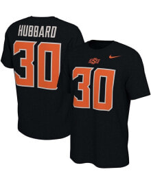 Men's Chuba Hubbard Black Oklahoma State Cowboys Alumni Name Number T-shirt