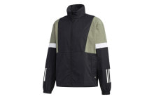 adidas CB Woven Jacket 拼色夹克外套 男款 黑色 / Куртка Adidas CB Woven Jacket GP6403