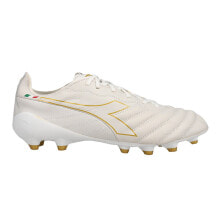 Купить белые мужские кроссовки Diadora: Diadora Brasil Elite Tech Italy Lpx Firm Ground Soccer Cleats Mens White Sneaker