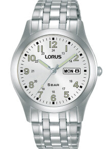 Мужские наручные часы с браслетом Мужские наручные часы с серебряным браслетом Lorus RXN75DX9 classic mens 38mm 5ATM