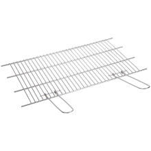 SAUVIC 80x40 cm stainless steel berbecue grill