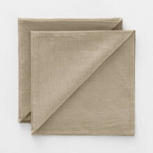 Napkins Belum Multicolour Taupe Linen 50 x 50 cm 2 Units