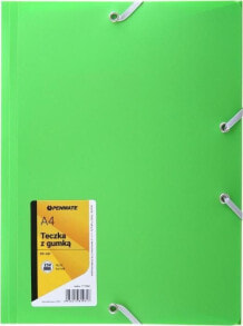 Школьные файлы и папки penmate Folder with elastic A4 PP-101 green