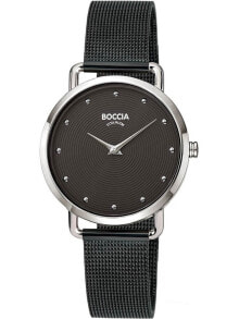 Женские кварцевые часы Boccia 3314-03 ladies watch titanium 32mm 5ATM
