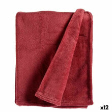 Blanket Dark pink 125 x 0,5 x 150 cm (12 Units)