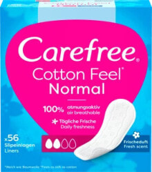 Купить гигиенические прокладки и тампоны Carefree: Slipeinlagen Cotton Feel Normal mit Frischeduft, 56 St