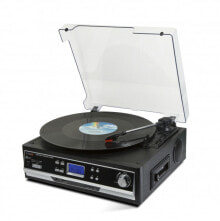 Vinyl Disc players technaxx TX-22+ - Belt-drive audio turntable - Semi Automatic - Black - 33,45,78 RPM - Rotary - Ceramic stereo cartridge