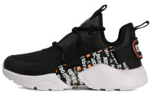 Nike Huarache City Low Just Do It 低帮 跑步鞋 女款 黑白橙 / Nike Huarache City AO3140-001